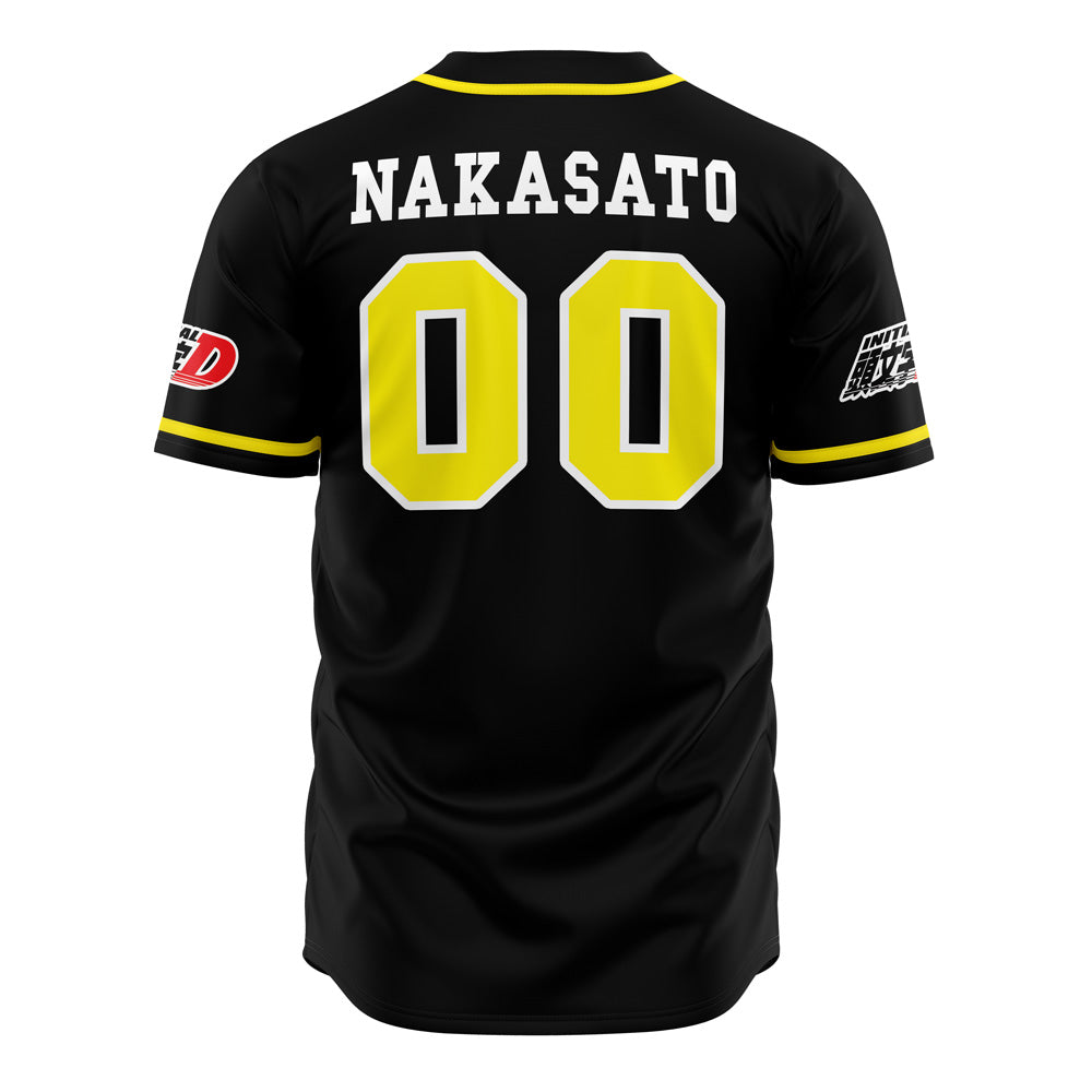 Night Kids Anime-Inspired Racing Jersey - Stylish Black &amp; Yellow Design For Car Enthusiasts
